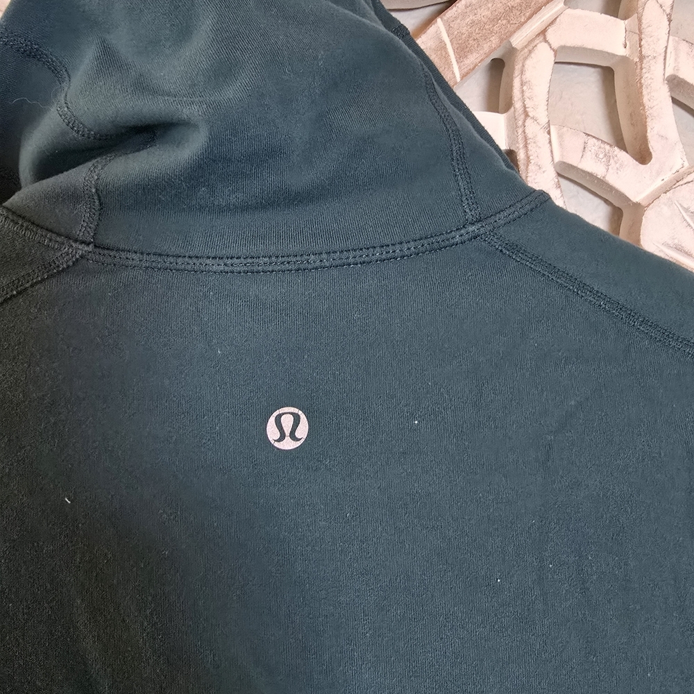 lululemon athletica Teal Full-Zip Size 6 Jacket Sweatshirt athleisure tennis - Picture 3 of 6